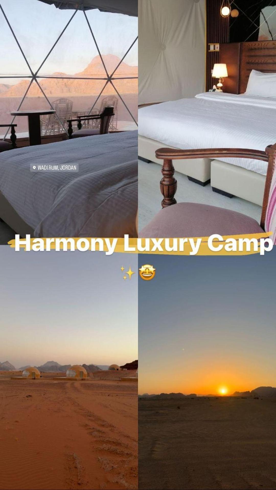 Hotel Harmony Luxury Camp Wadi Rum Exterior foto